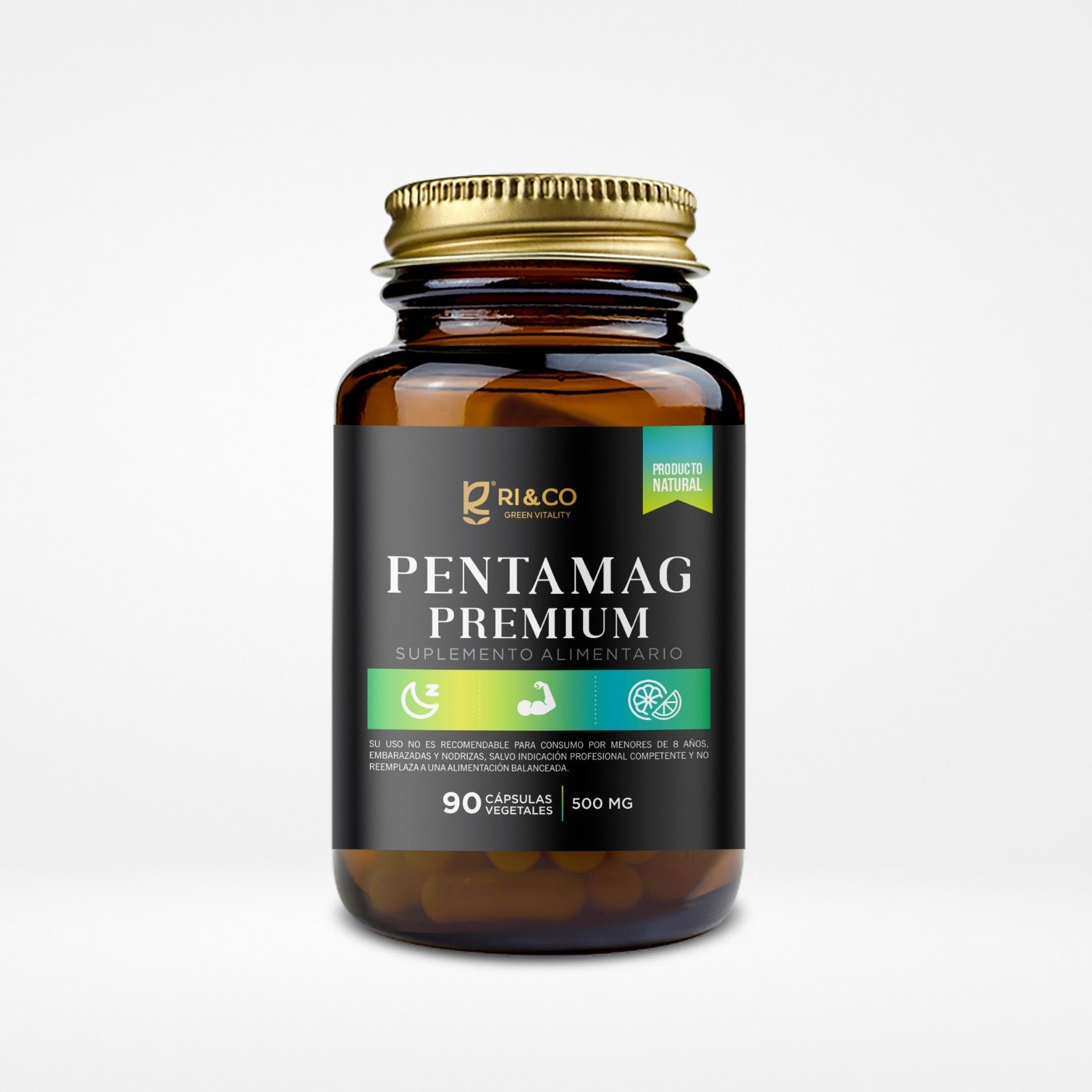 Pentamag Premium 500 mg 90 Cápsulas