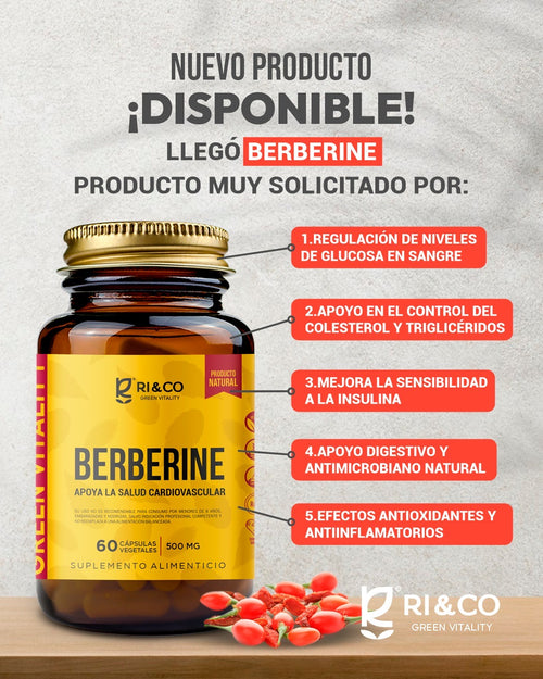 Berberine (Berberina) 60 Cápsulas