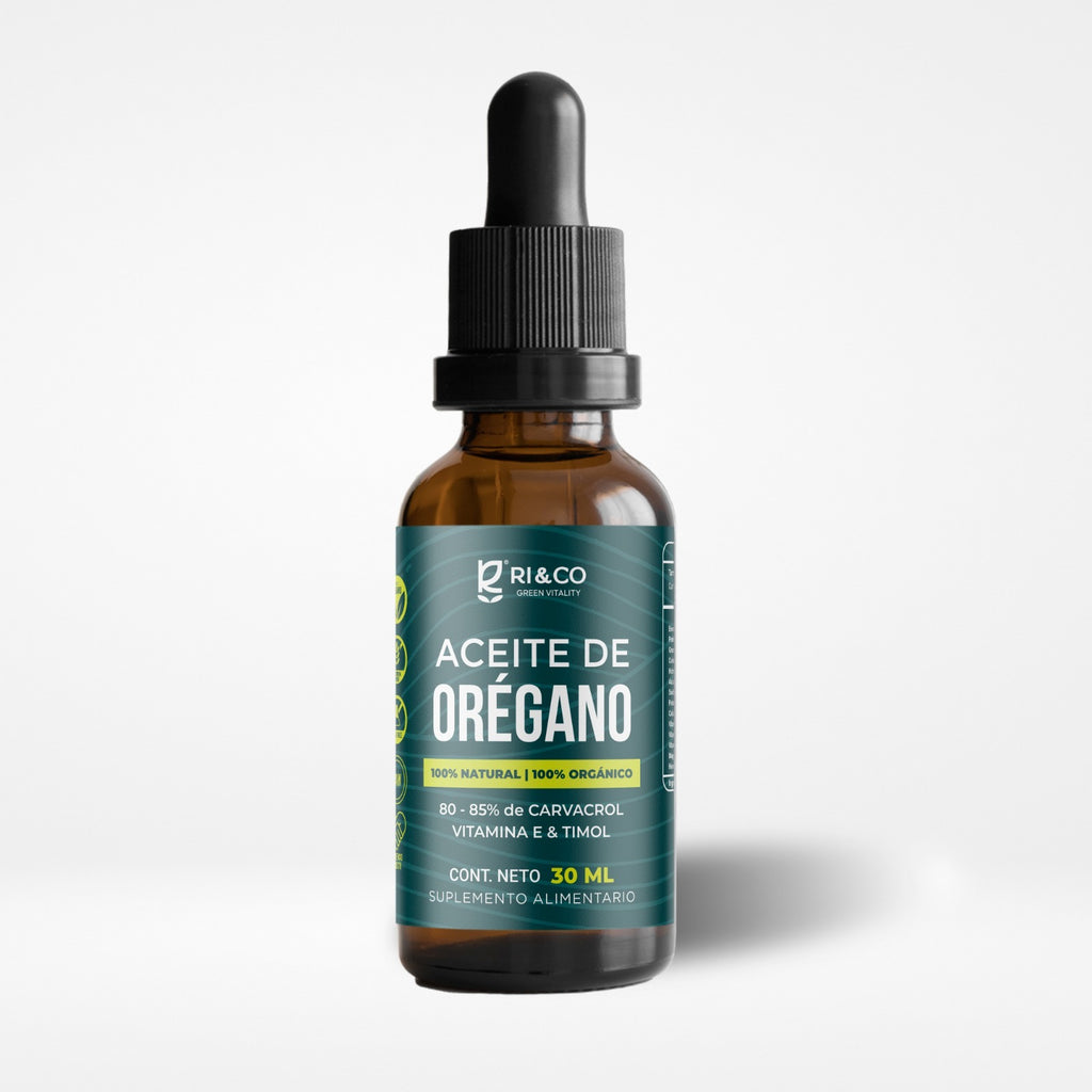 Aceite de Orégano Orgánico 80-85% Carvacrol 30 ml Ri&Co