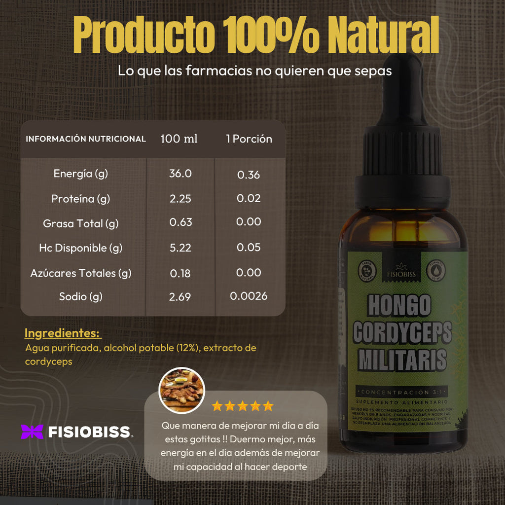 Extracto de Hongo Cordyceps