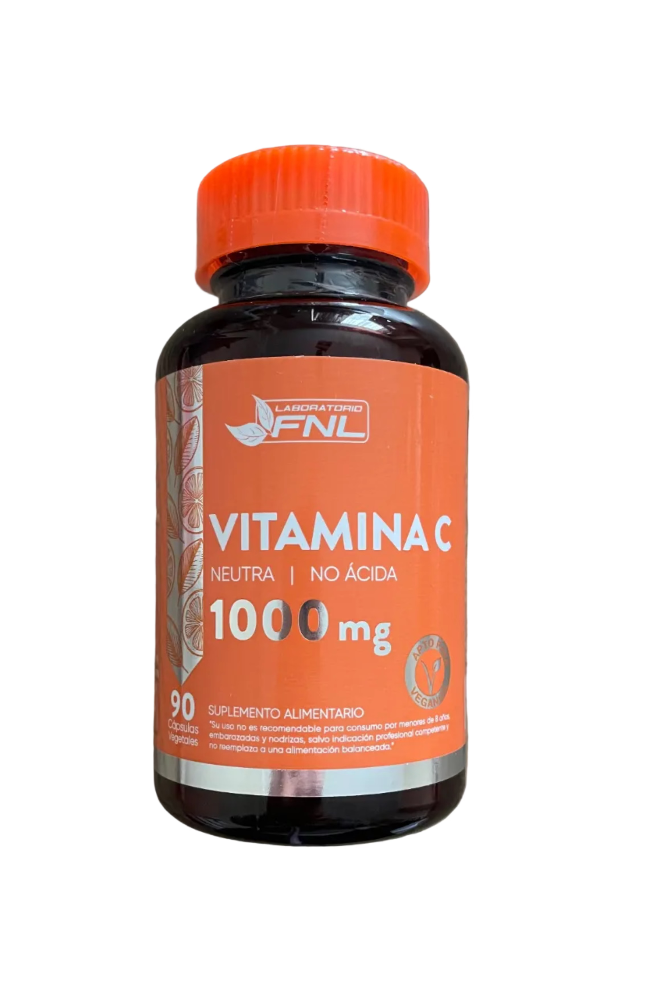 Vitamina C No Ácida FNL 1000mg 90 Cápsulas