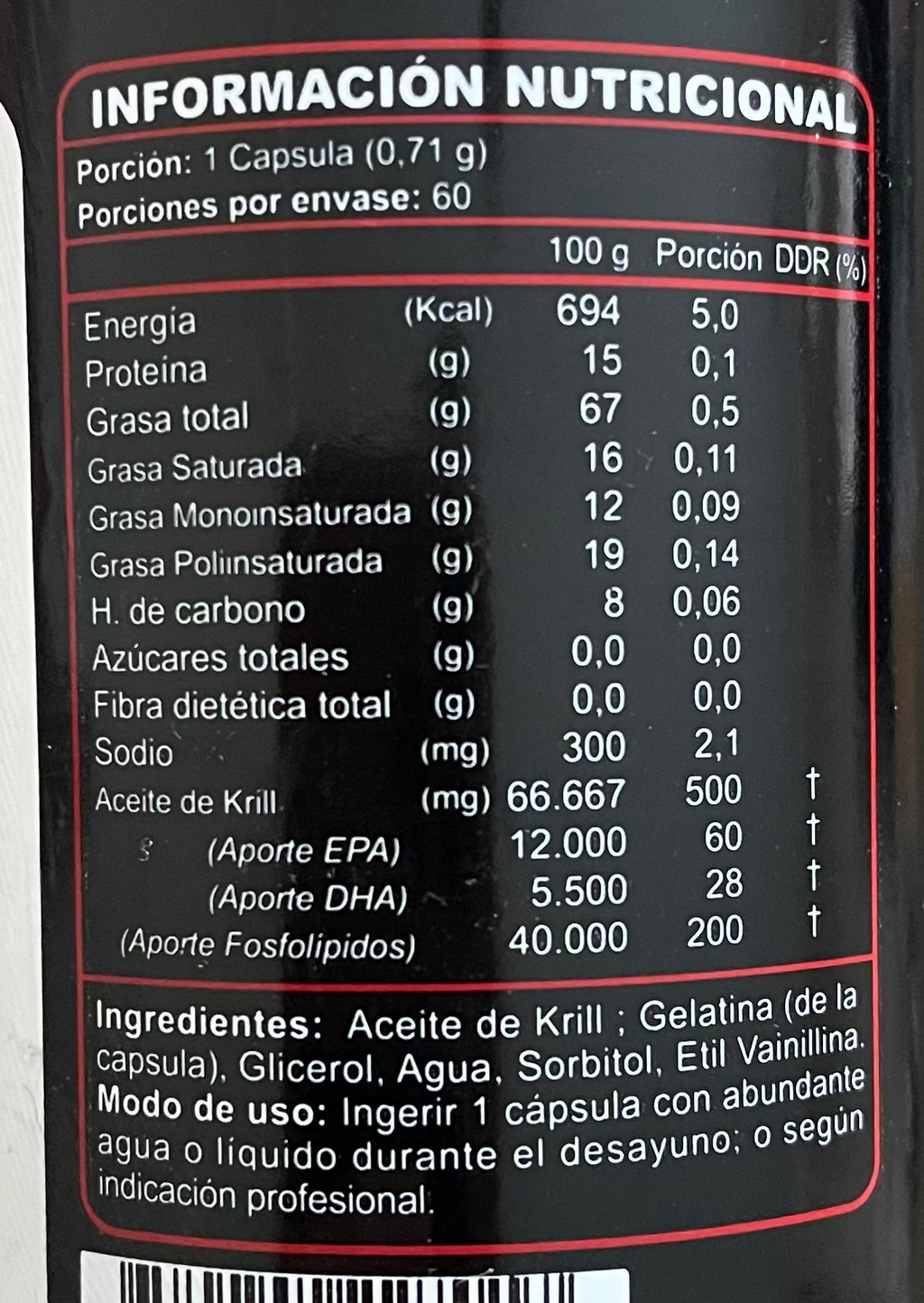 Krill Oil FNL 60 Cápsulas