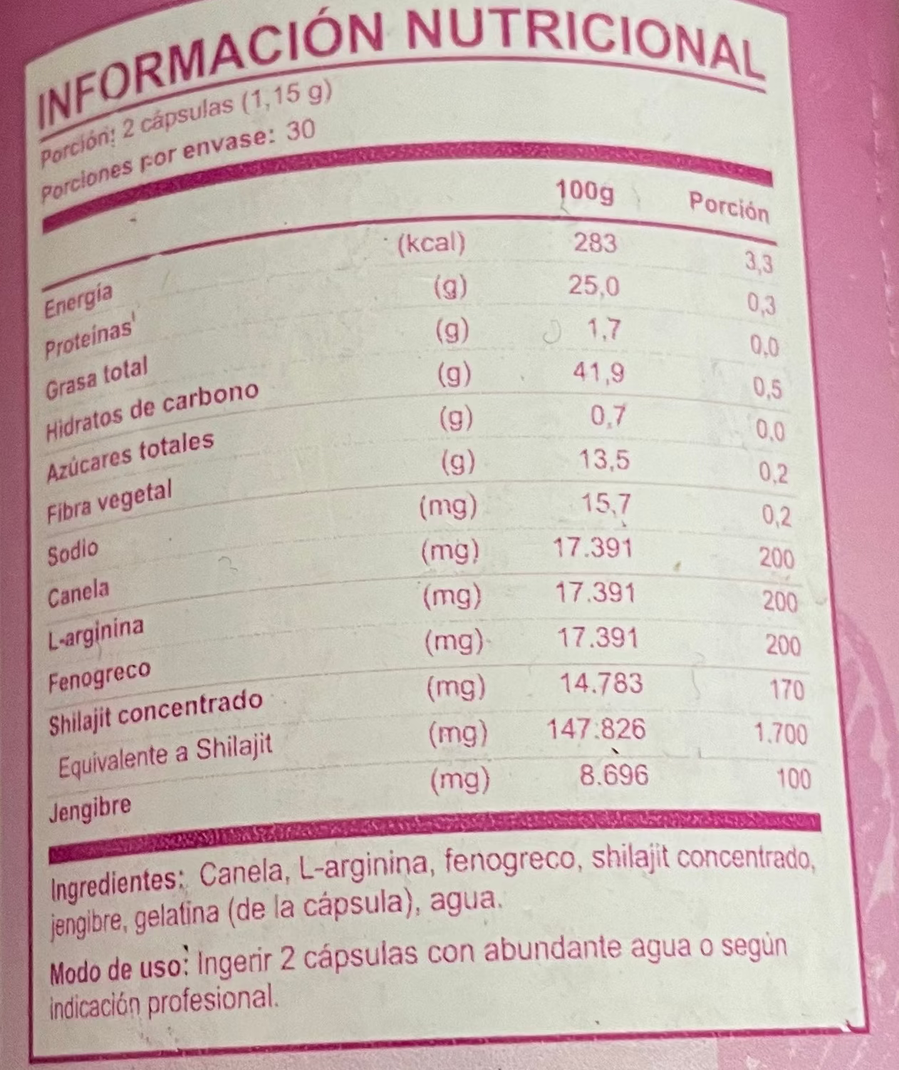 Nutrafem Femfire FNL 60 Cápsulas