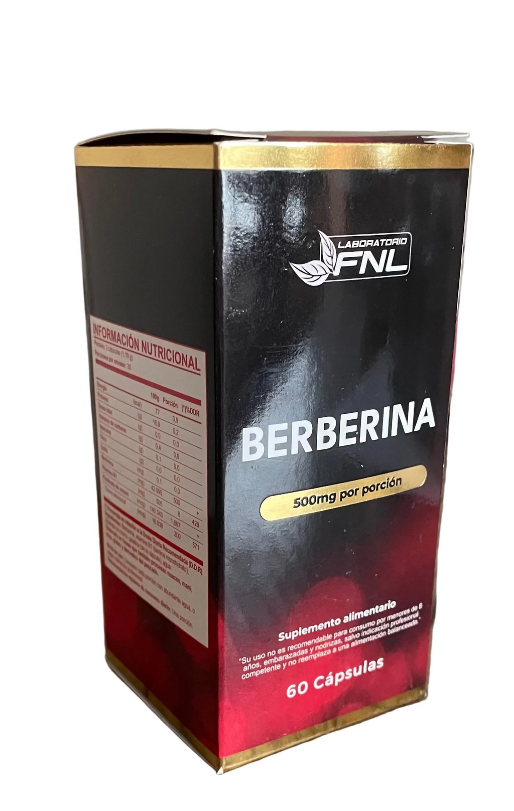 Berberina FNL 500 mg 60 Cápsulas