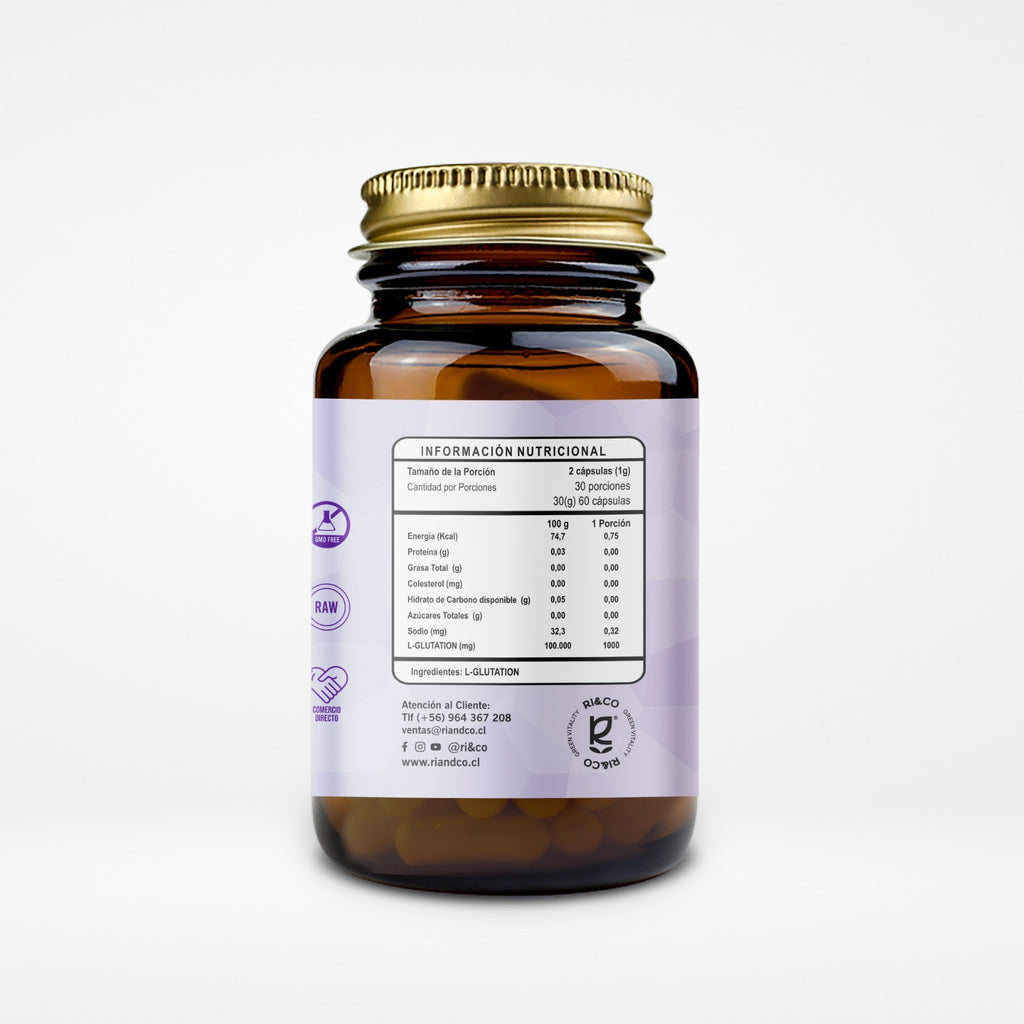 L-Glutathione 60 Cápsulas
