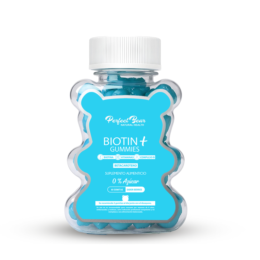 Biotin+ Betacaroteno 60 Gomitas Perfect Bear