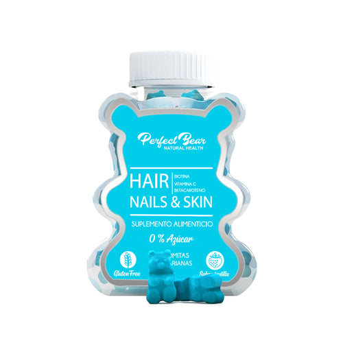 Biotin+ Betacaroteno 60 Gomitas Perfect Bear