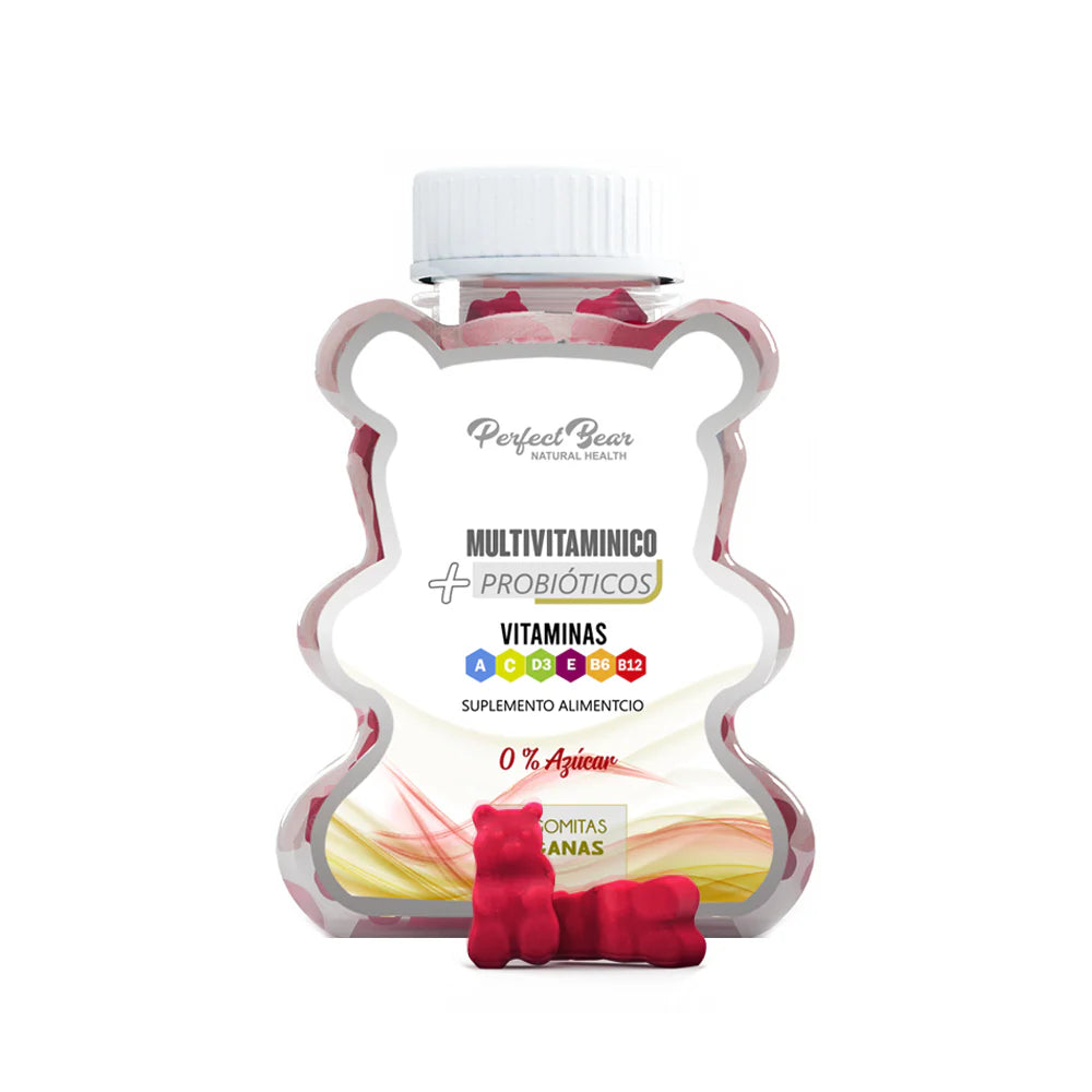 Multivitamico + Probiotico 60 Gomitas Perfect Bear