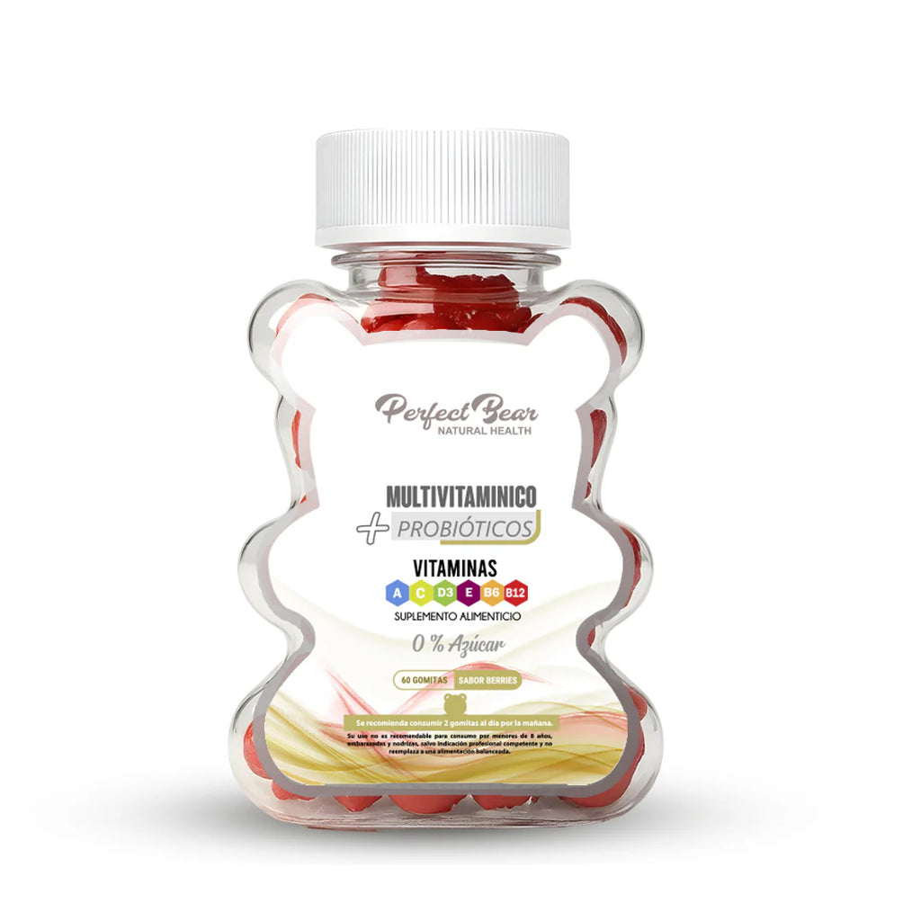 Multivitamico + Probiotico 60 Gomitas Perfect Bear