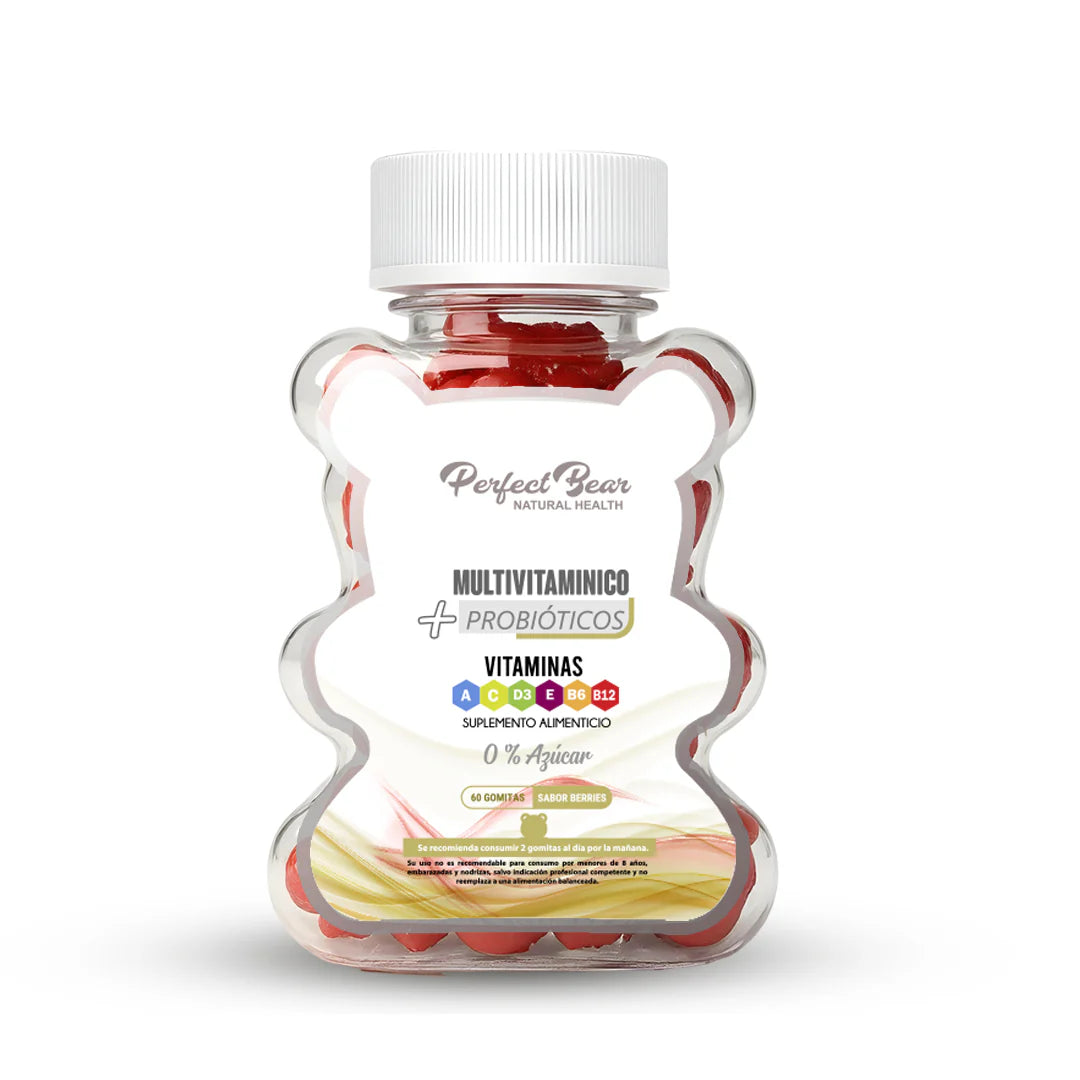 Multivitamico + Probiotico 60 Gomitas Perfect Bear