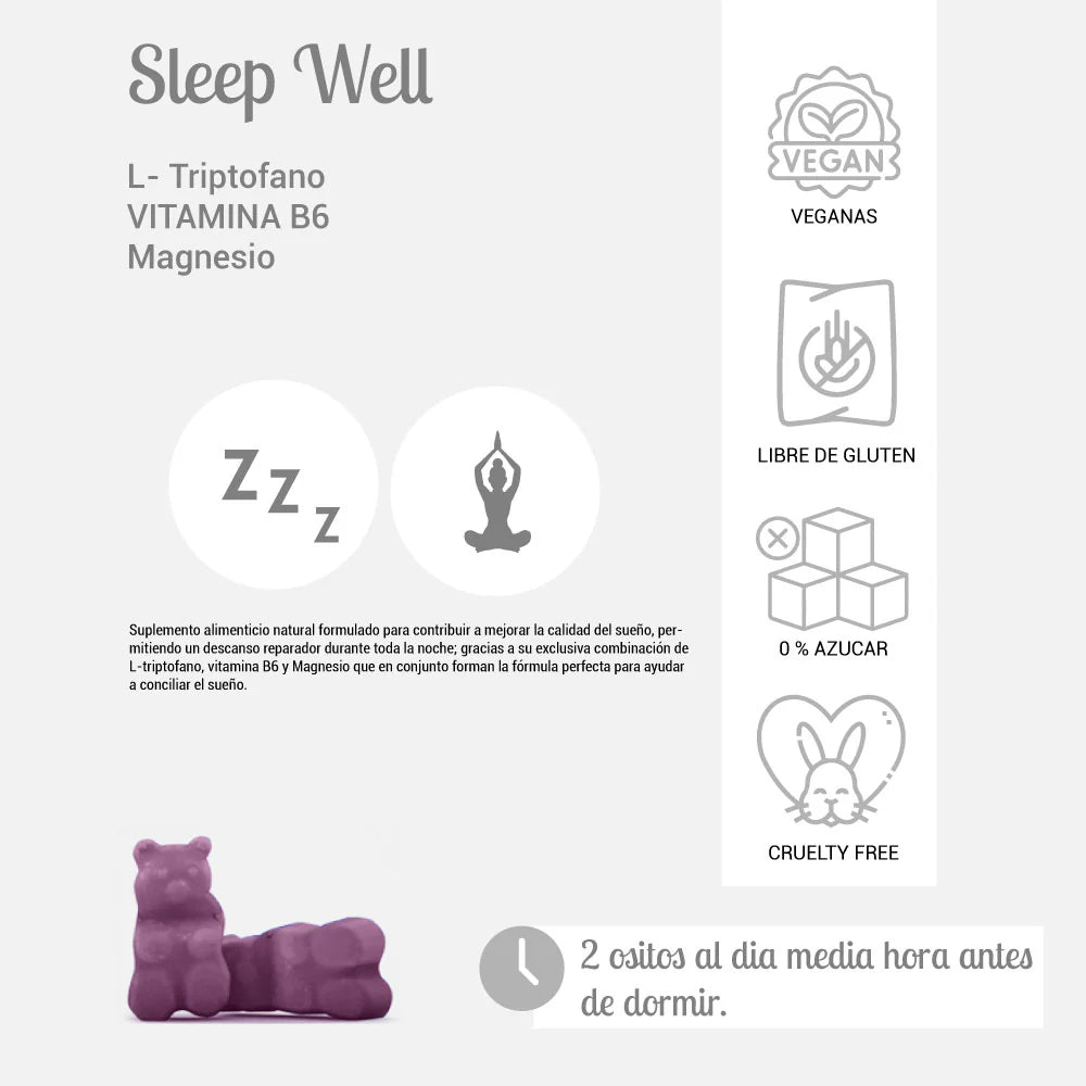 Sleep Well 60 Gomitas Perfect Bear